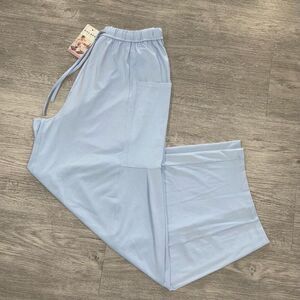 Halara Palazzo Flowy Wide Leg Pants Women Small High Rise Baggy Flowy Pocket NWT